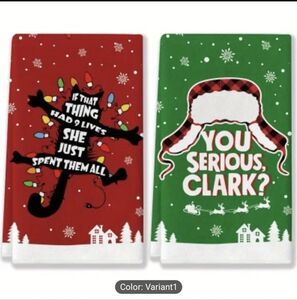 National Lampoon's Christmas Vacation Kitchen Towels Set Of 2